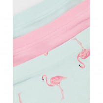 NAME IT 3-Pak Tights Glacier Flamingo